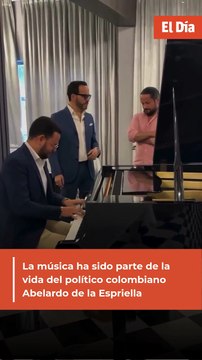 La música ha sido parte de la vida del político colombiano Abelardo de la Espriella