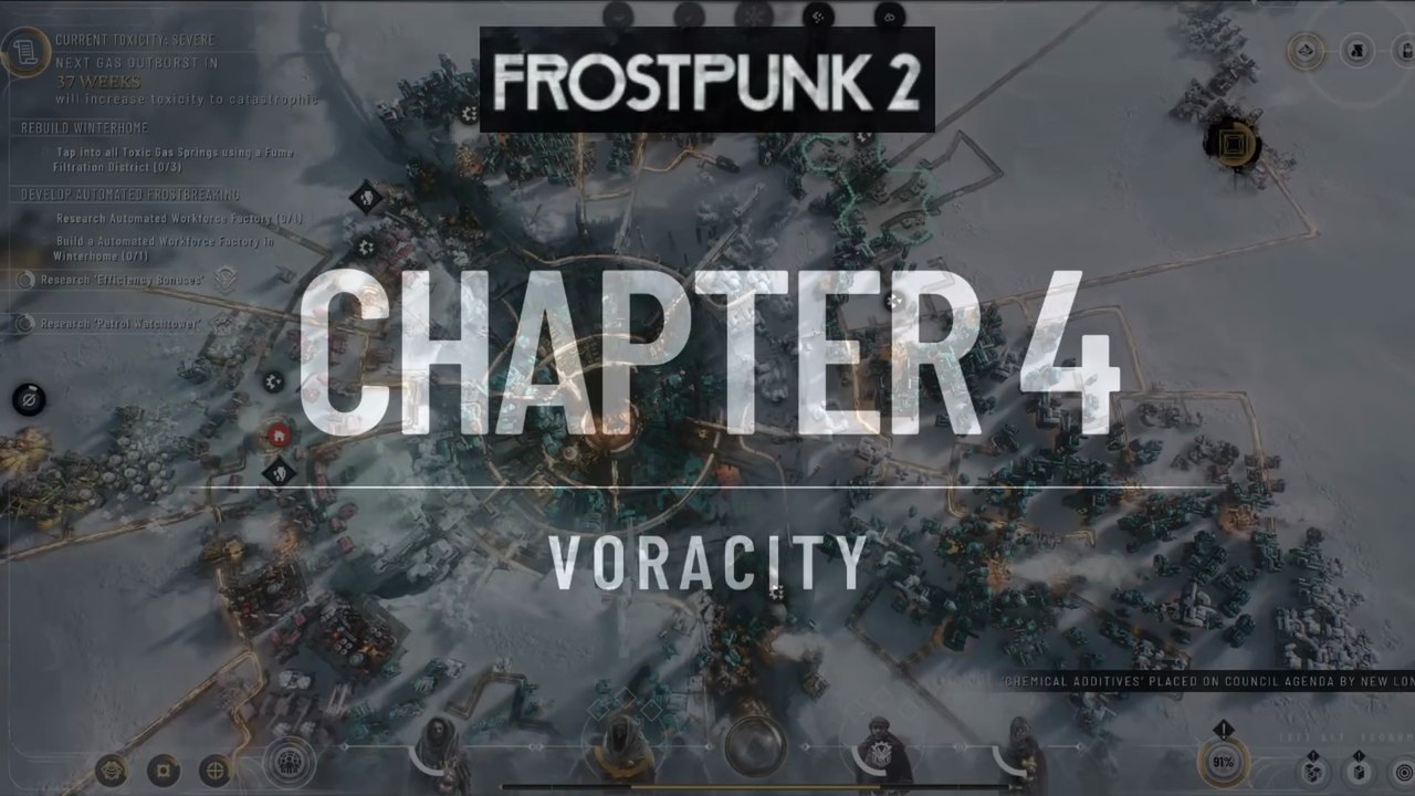 Frostpunk 2 Gameplay Walkthrough CHAPTER 4 VORACITY - No Commentary