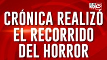 Crónica realizó el recorrido del horror antes y después del crimen de Agostina