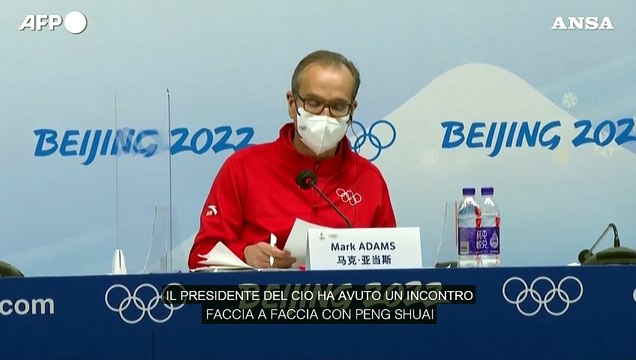 Pechino 2022, il Cio conferma l'incontro tra Peng Shuai e il presidente Thomas Bach