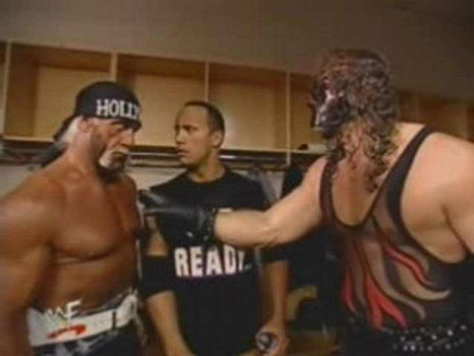 The Rock & hulk hogan & kane segment