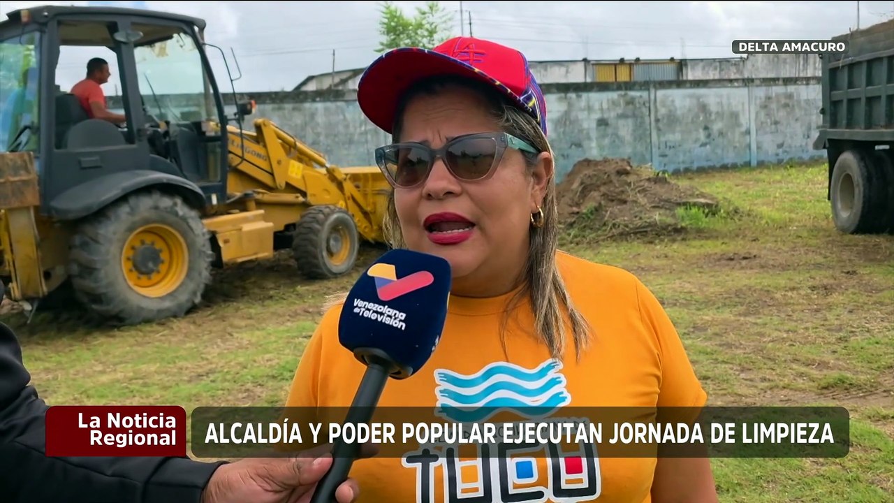 Alcaldía de Tucupita ejecuta plan de limpieza de canales ante la llegada de la temporada de lluvias