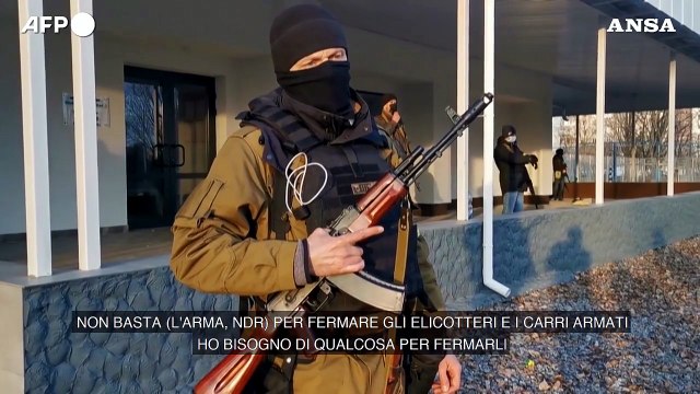 Ucraina, il capo dei volontari di Obolon: Il nemico e' solo Mosca, resisteremo