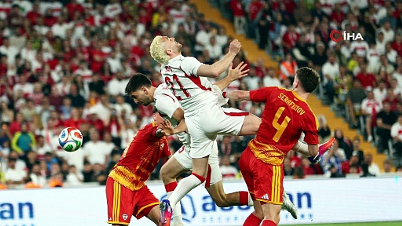 Hazırlık Maçı: Türkiye: 4 - Kuzey Makedonya: 0 (Maç sonucu) | Ajansspor | IHA
