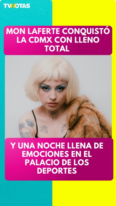 Mon Laferte agradeció entre lágrimas el apoyo de sus fans tras llenar el Palacio de los Deportes