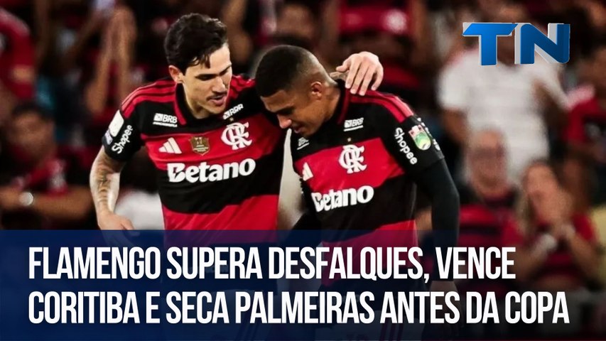 
				Giro Esportivo | Flamengo supera desfalques, vence Coritiba e seca Palmeiras antes da Copa
			