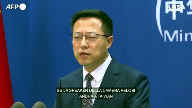 La Cina avverte gli Stati Uniti: Se Pelosi visitera' Taiwan le conseguenze saranno serie