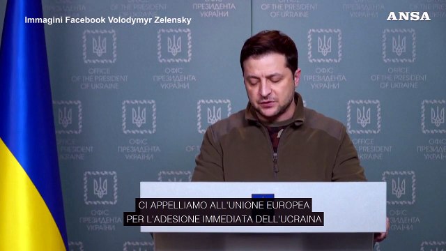 Zelensky chiede l'adesione immediata dell'Ucraina nell'Ue