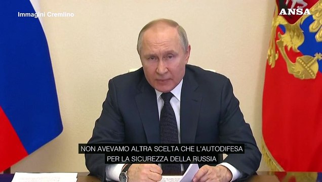 Putin: L'Occidente agisce con la Russia come con i pogrom