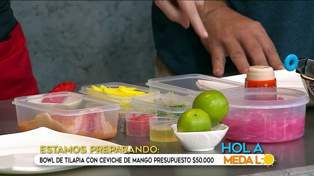 Receta Bowl de tilapia con ceviche de mango [Hola Medallo] Telemedellín