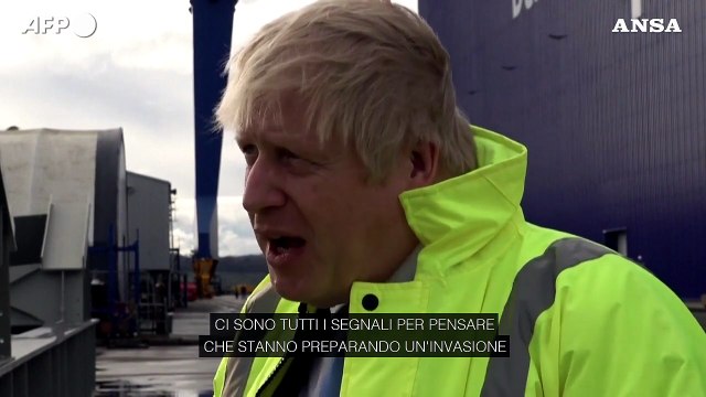 Ucraina, Boris Johnson: Siamo sull'orlo di un precipizio