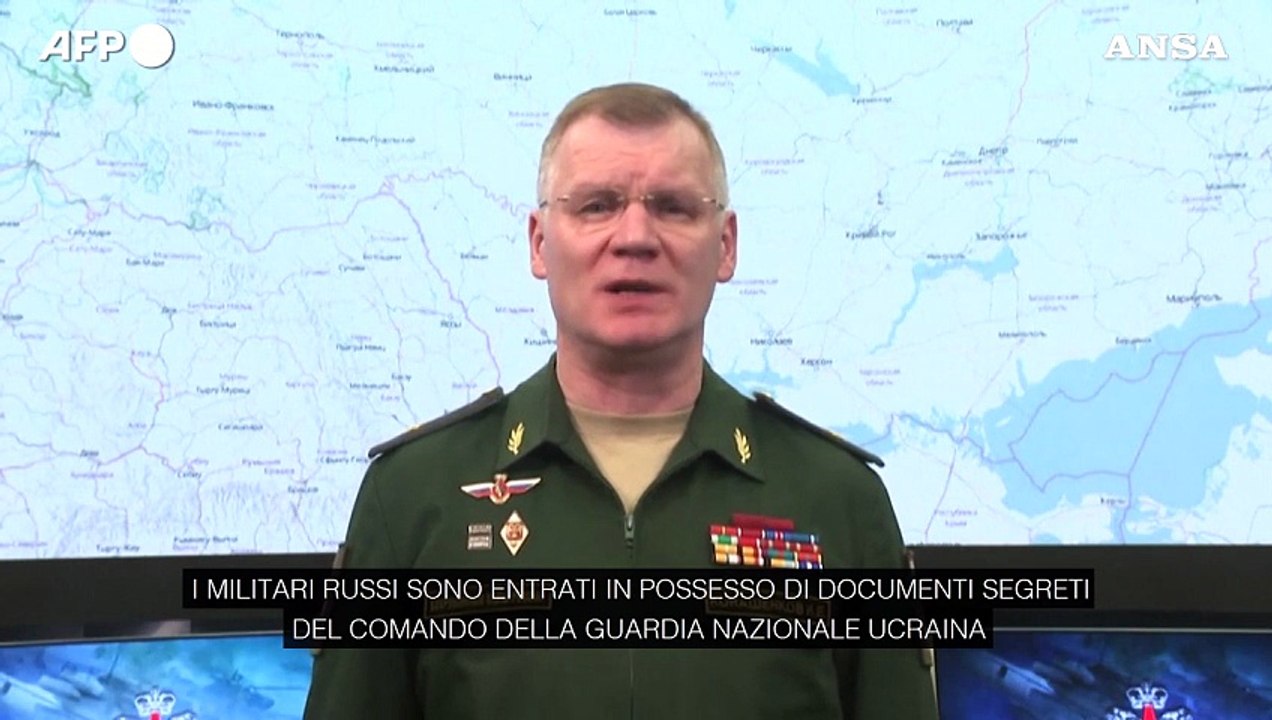 Ucraina, Mosca: "Trovati documenti segreti di un'operazione pianificata da Kiev nel Donbass"