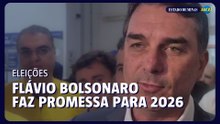 Flávio Bolsonaro comenta pesquisa e traça estratégia em Minas