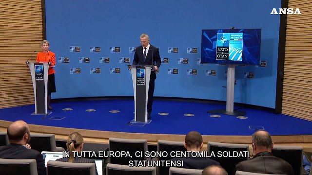 Nato, Stoltenberg: Piu' armi a Ucraina, anche anti-carro e droni