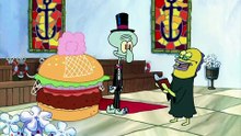 Calamardo enamorado de la cangreburguer
