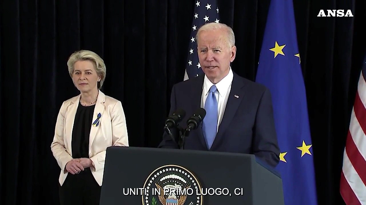 Biden. "Misure concrete Usa-Ue per ridurre dipendenza gas"