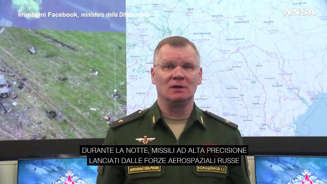 Ucraina, Mosca rivendica gli attacchi contro obiettivi militari nel Donbass