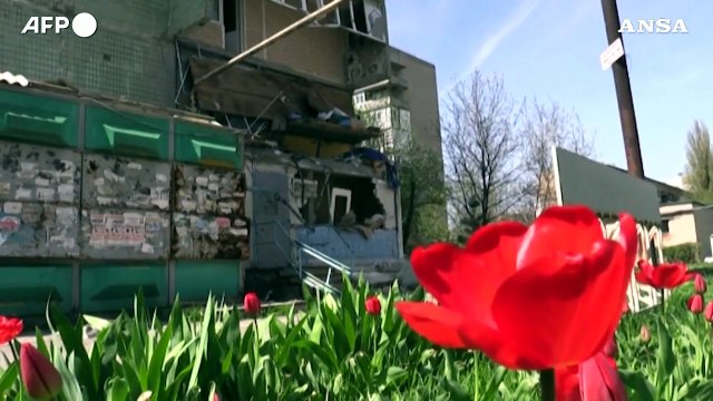 Ucraina: le conseguenze dei bombardamenti ad Avdiivka, nell'oblast' di Donetsk