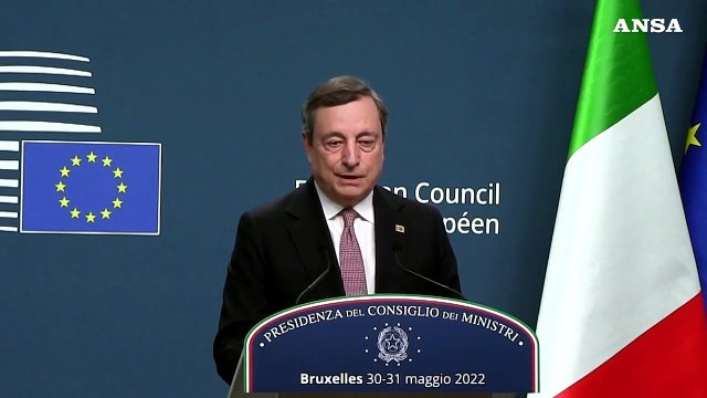 Ue, Draghi: Gestione della crisi agroalimentare e tetto sui prezzi del gas