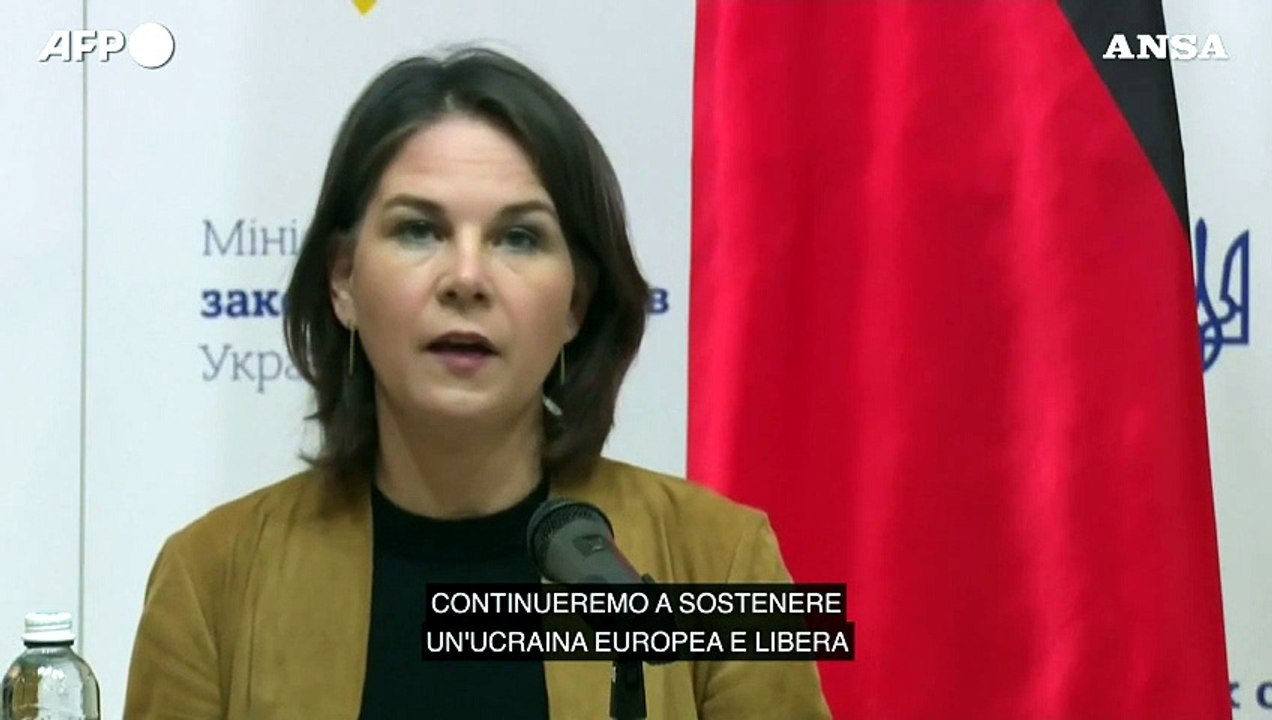 Ucraina: Annalena Baerbock annuncia la riapertura dell'ambasciata tedesca a Kiev
