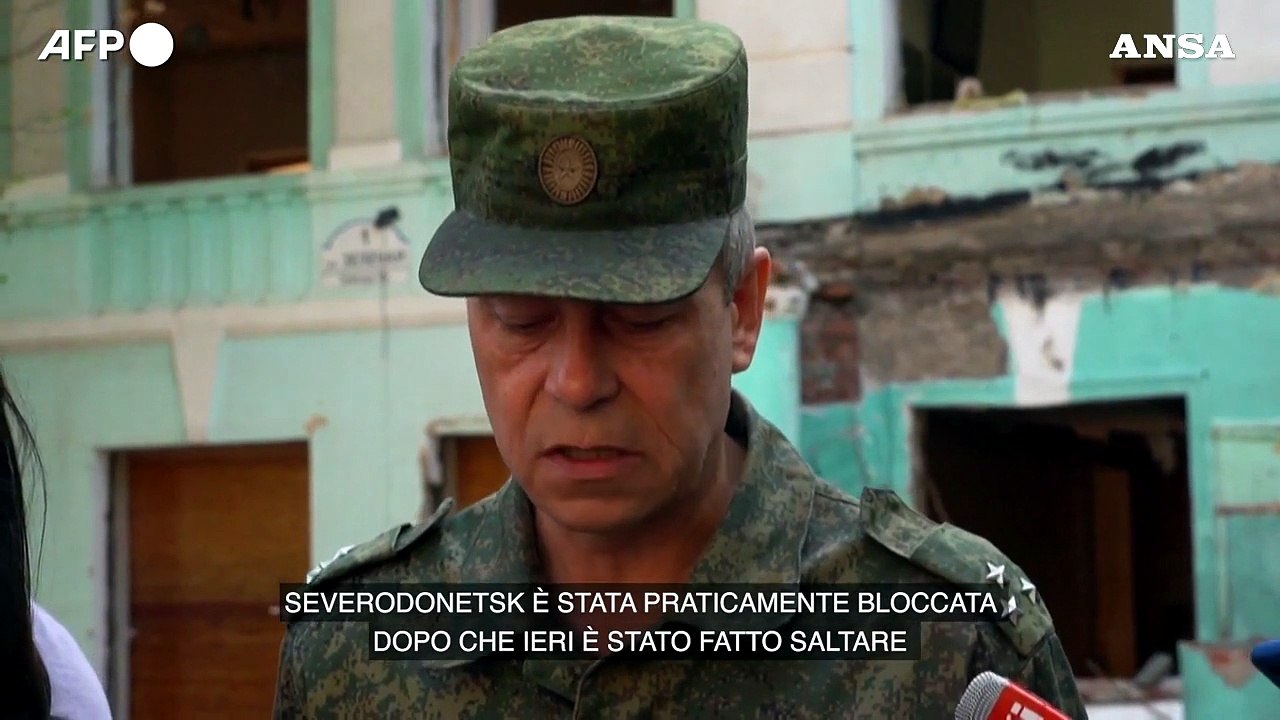 Ucraina, i filorussi: "Severodonetsk ormai e' isolata"