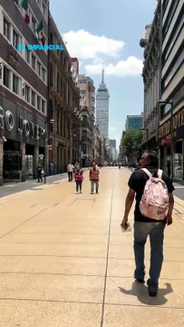 Calle Madero registra baja afluencia peatonal por bloqueos en el Centro Histórico