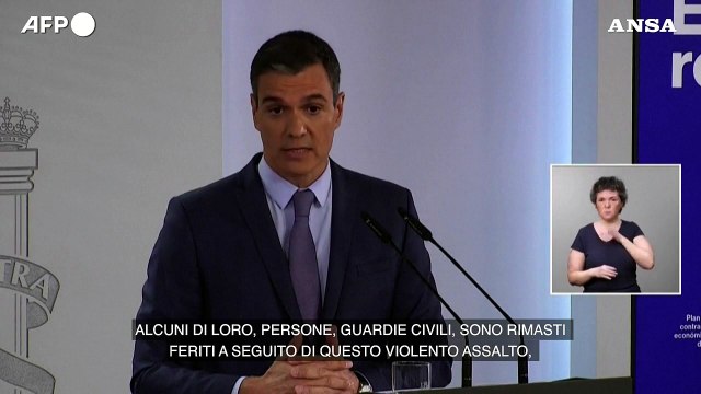 Sanchez: I morti a Melilla sono colpa dei trafficanti di esseri umani