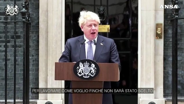 Regno Unito, Johnson annuncia le dimissioni da leader dei Tory