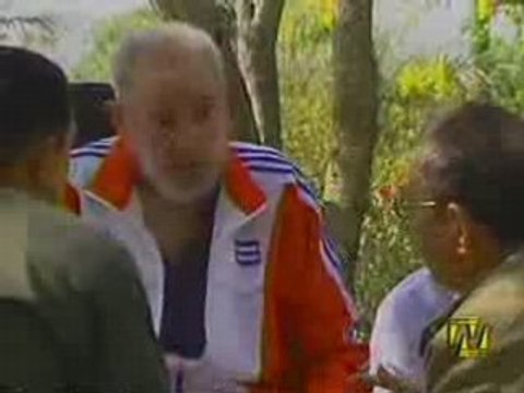 Fidel Castro, Hugo Chávez y Raúl Castrro