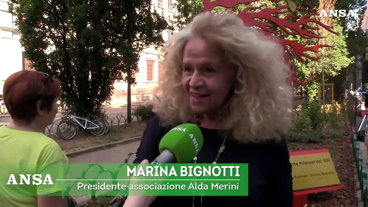Milano: scultura per Alda Merini, Onorina Bramb...