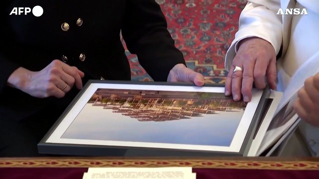 Papa Francesco incontra la presidente della Commissione europea von der Leyen