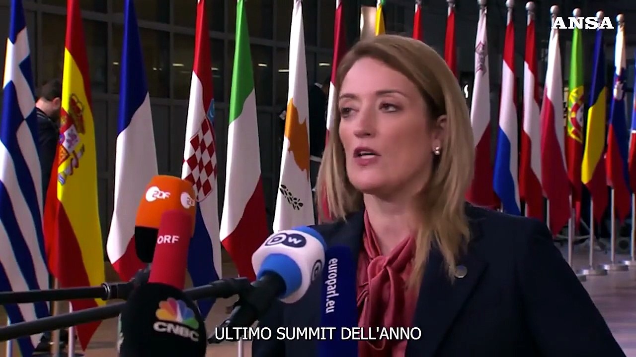 Ue, Metsola: "La corruzione in Parlamento e' un colpo alla democrazia"