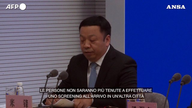 La Cina annuncia l'allentamento delle restrizioni Covid in tutto il Paese