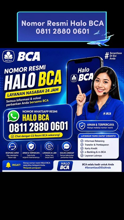 Nomor Call Center BCA gratis