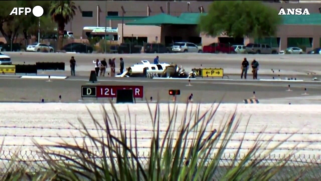 Usa, Las Vegas: quattro morti nello scontro fra due aerei da turismo