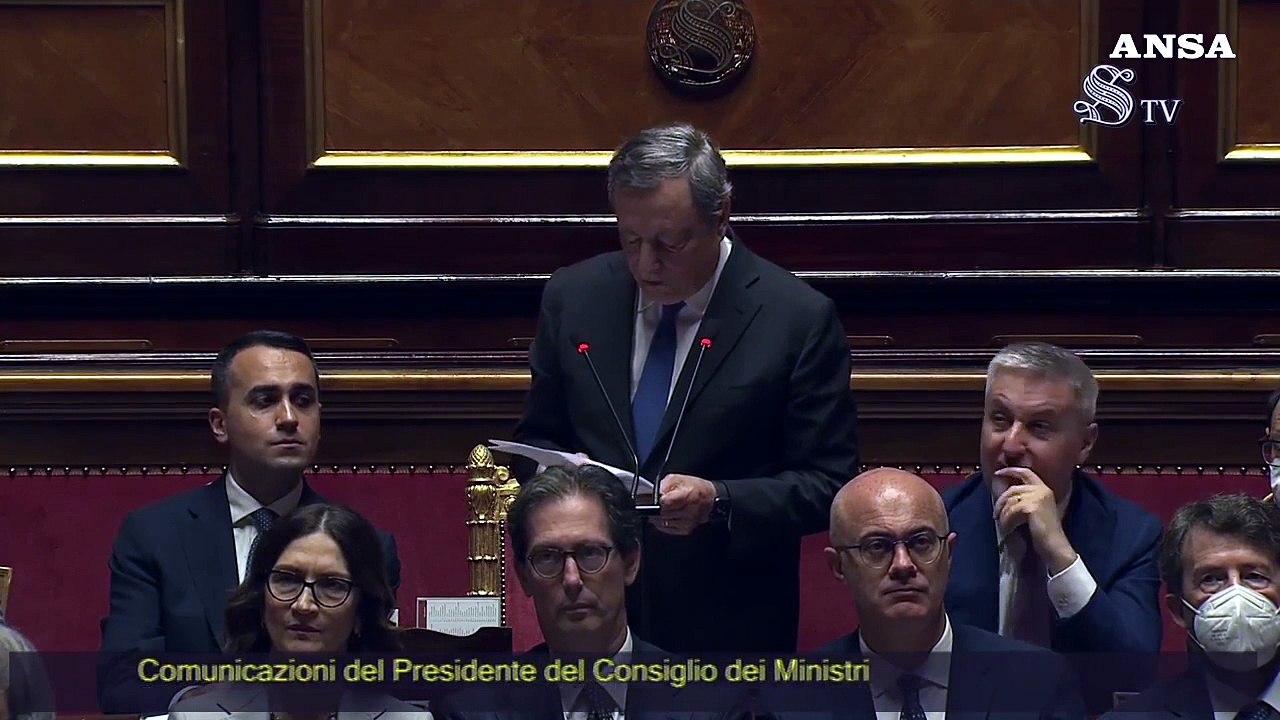 Governo, Draghi ai senatori: "Pronti per un nuovo patto di fiducia duraturo?"