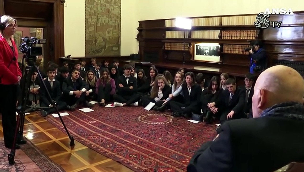 Giorno Memoria, l'incontro di Sami Modiano con studenti Liceo "Morgagni" di Roma