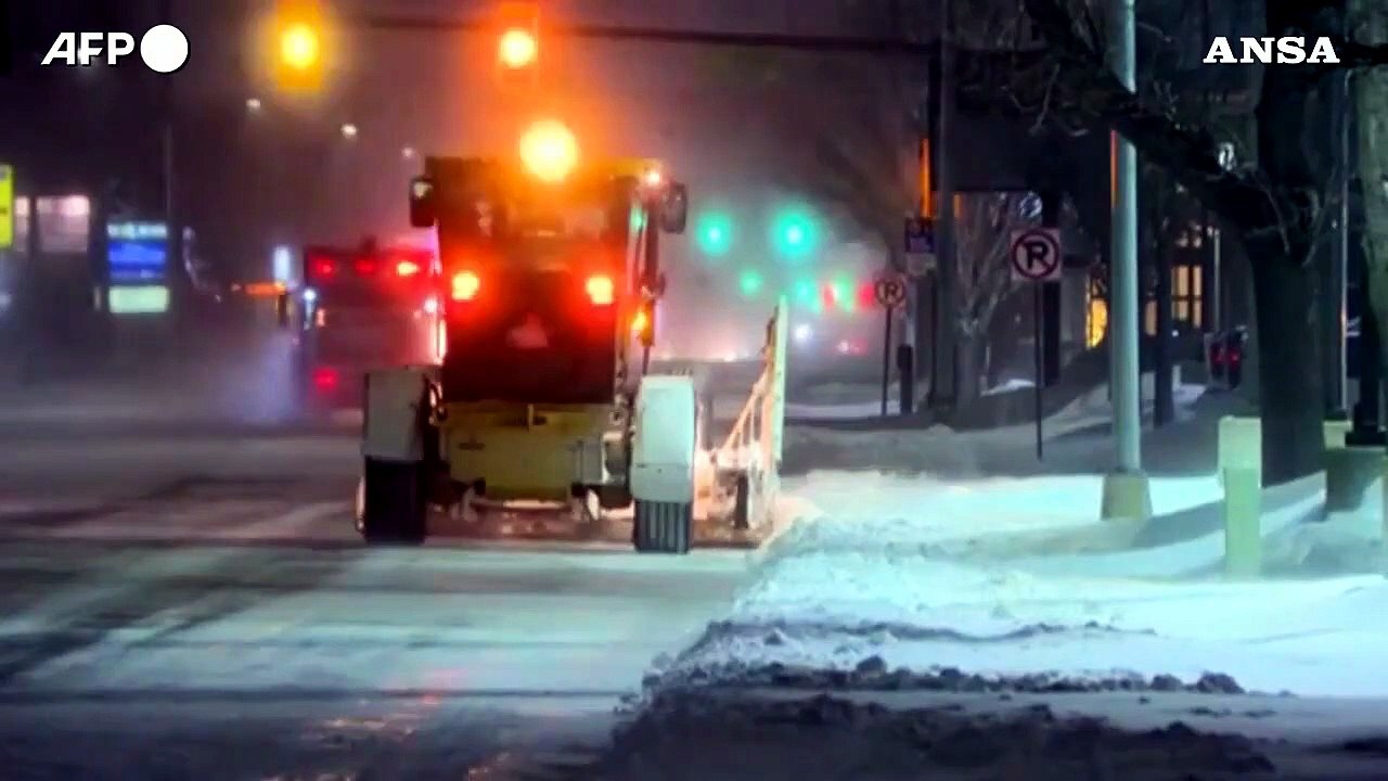 Maltempo: Usa, Sud Dakota colpita da una tempesta di neve
