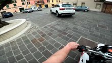 ESCAPE FROM THE TOWN WITH MY SUPERMOTO