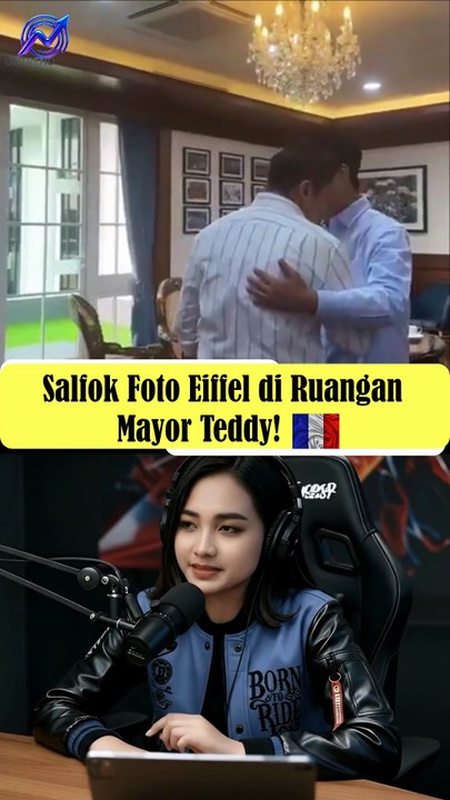 Salfok Foto Eiffel di Ruangan Mayor Teddy! 🇫🇷