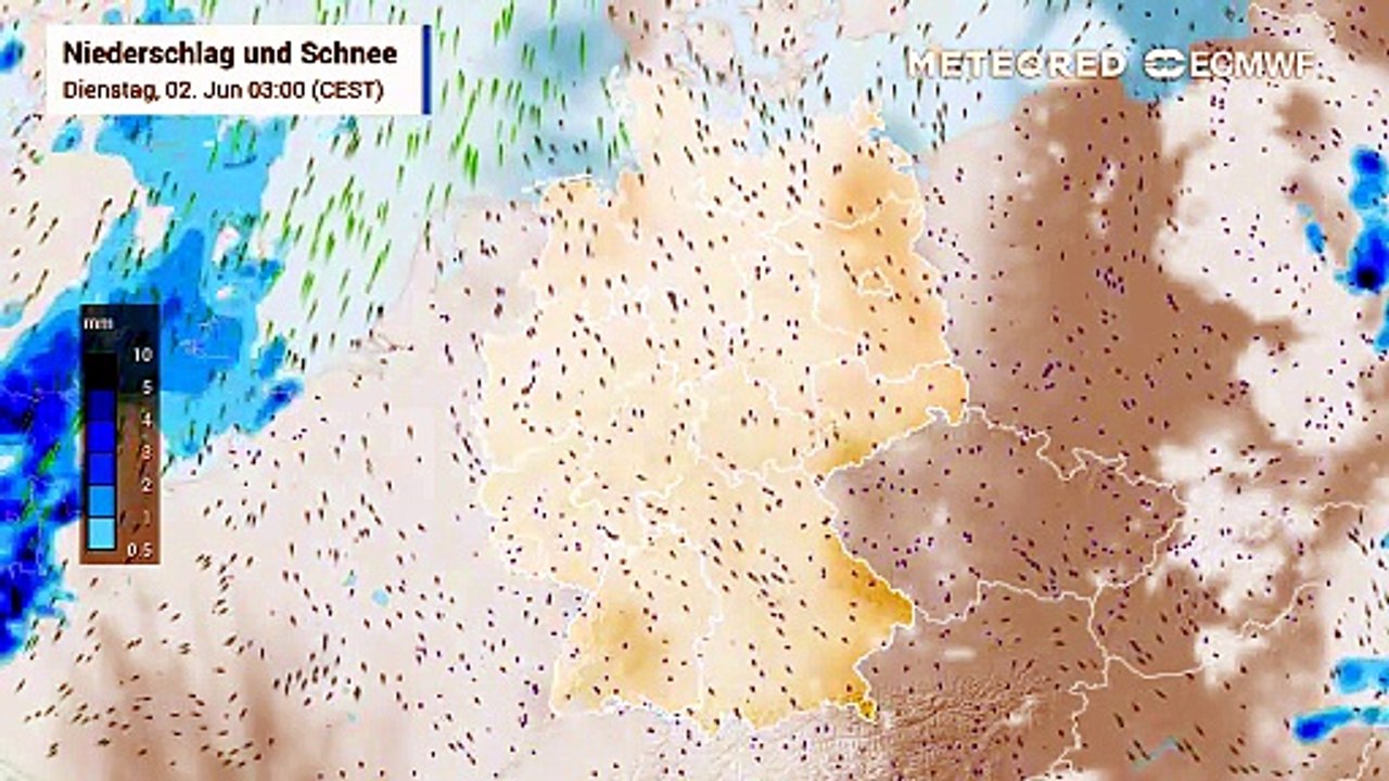 Stabiles Hochdruckwetter ist nicht in Sicht: Immer wieder Schauer und Gewitter!