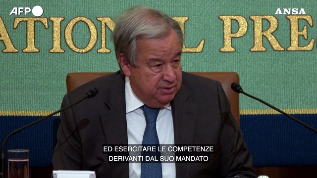 Ucraina, Guterres: Stop ad attacchi suicidi a centrali nucleari