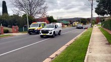 Two people were hospitalised after a motorbike hit a car in North Albury on June 1.