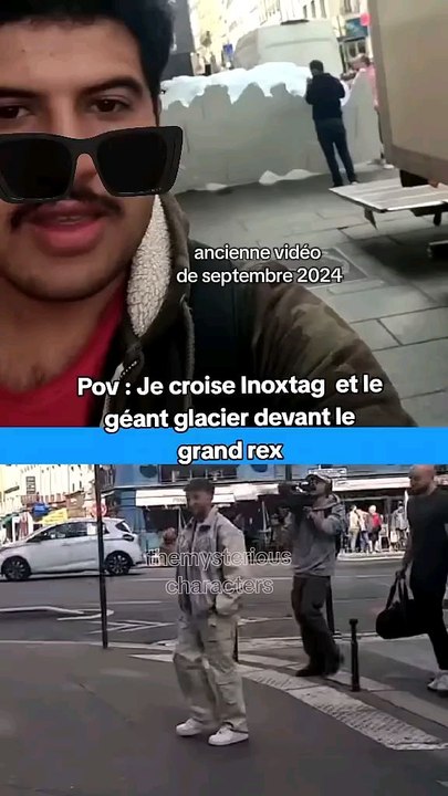 Je croise INOXTAG et le GLACIER devant le GRAND REX ! (avant Kaizen) 🏔🎬