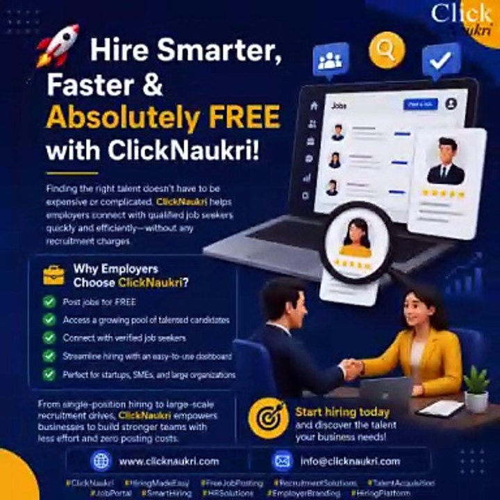 Job Recruitment Platform for Employers & Job Seekers | ClickNaukri