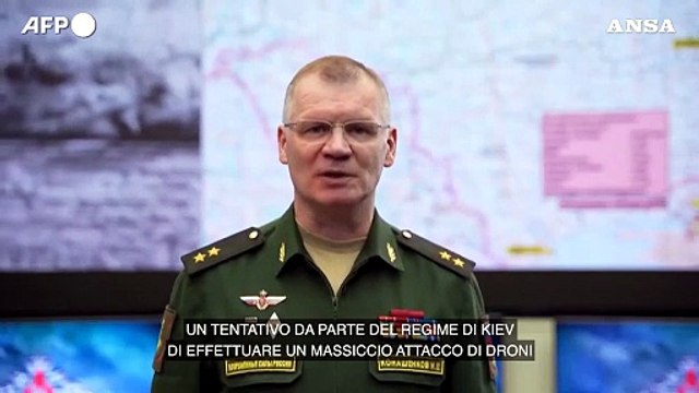 Mosca: Bloccato un massiccio attacco di droni ucraini in Crimea