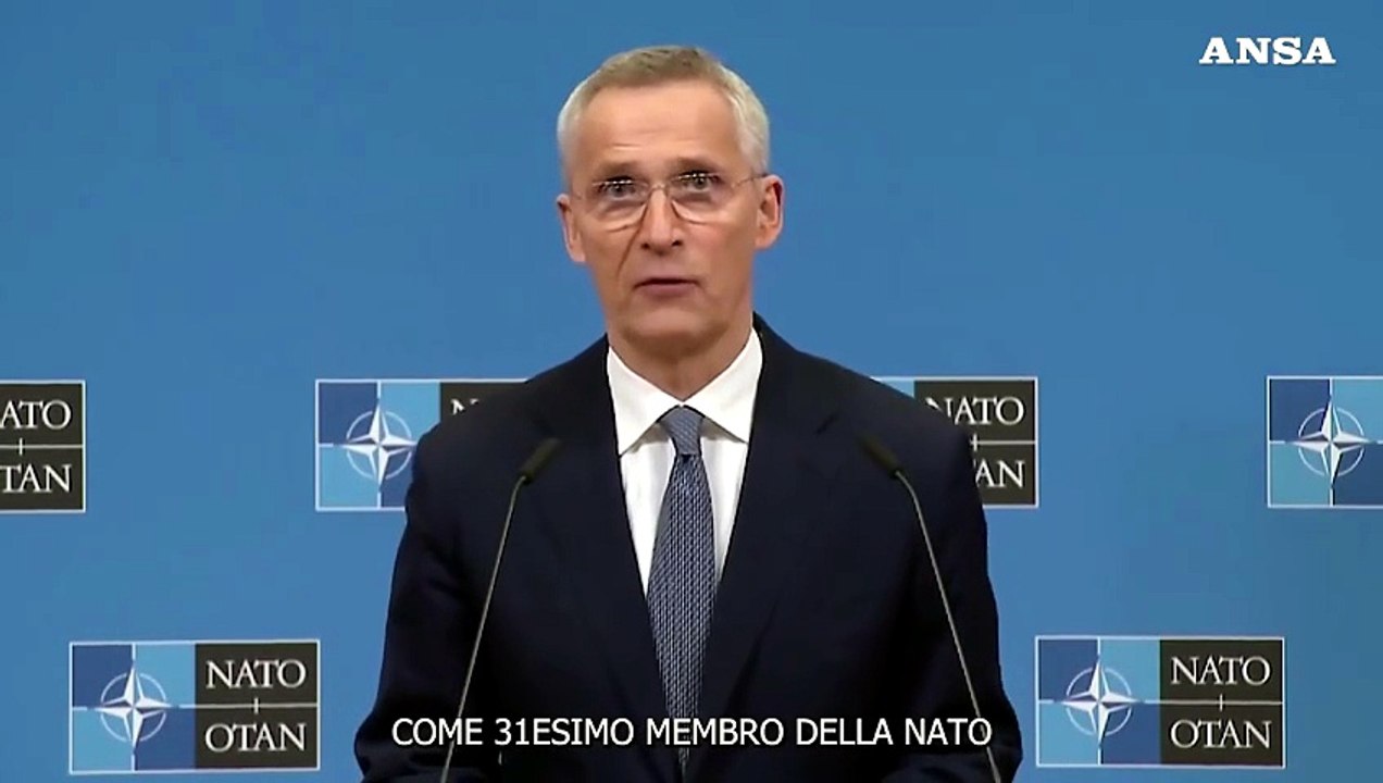 Stoltenberg: "Domani la Finlandia diventa membro della Nato"
