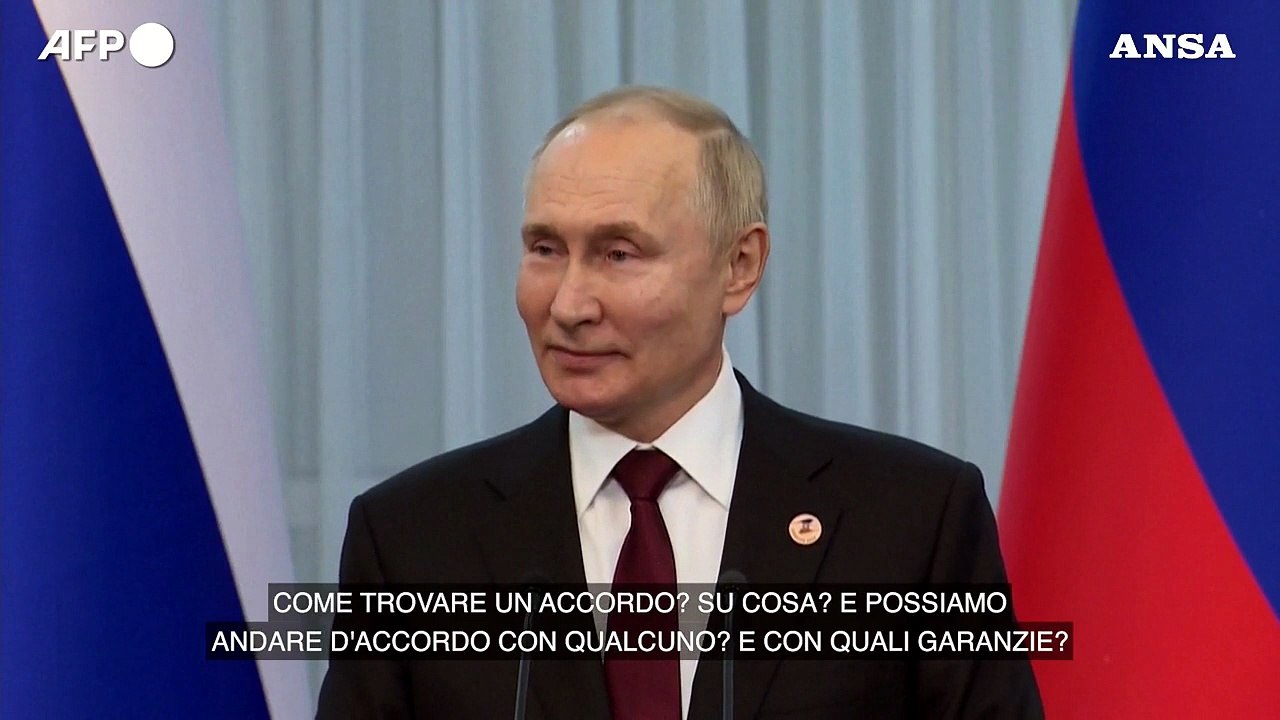 Ucraina, Putin: "Alla fine un accordo lo dovremo trovare"