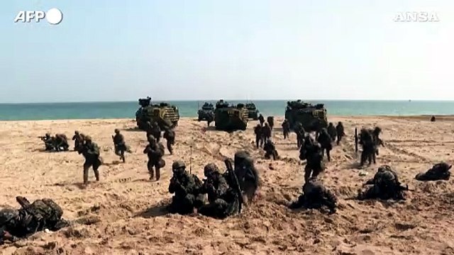 Usa-Corea del Sud, esercitazioni congiunte di sbarco anfibio