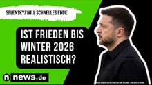 Selenskyj: Ukraine-Präsident will ein schnelles Ende - Frieden bis Winter 2026 realistisch?